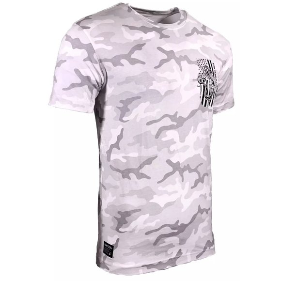 HOWITZER Men's T-Shirt DEFEND FLAG Military Grunt White S M L XL 2XL 3XL 4XL - Picture 8 of 15